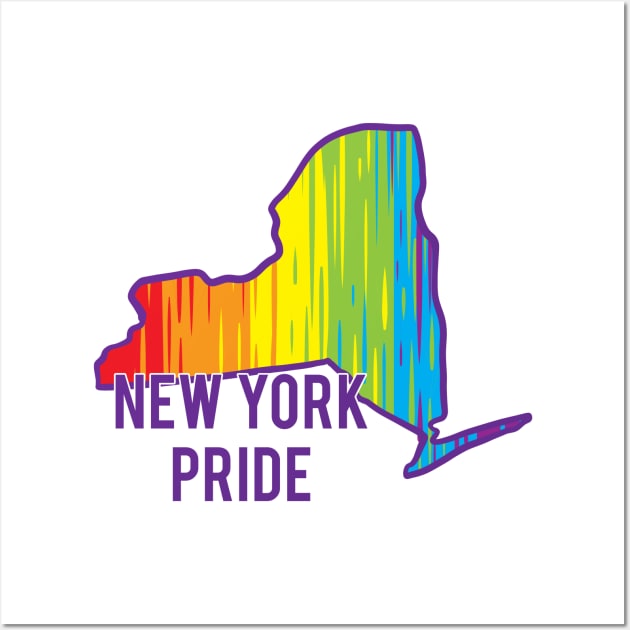 New York Pride Wall Art by Manfish Inc.